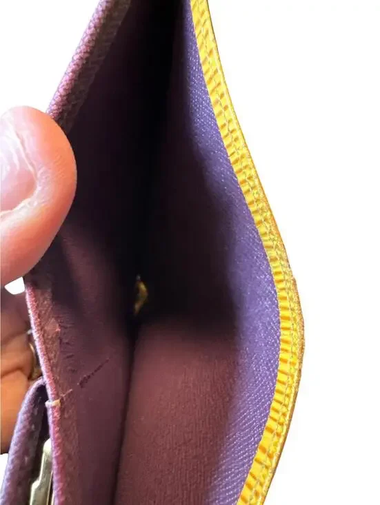 Louis Vuitton Yellow Epi Leather Wallet - Picture 9 of 9